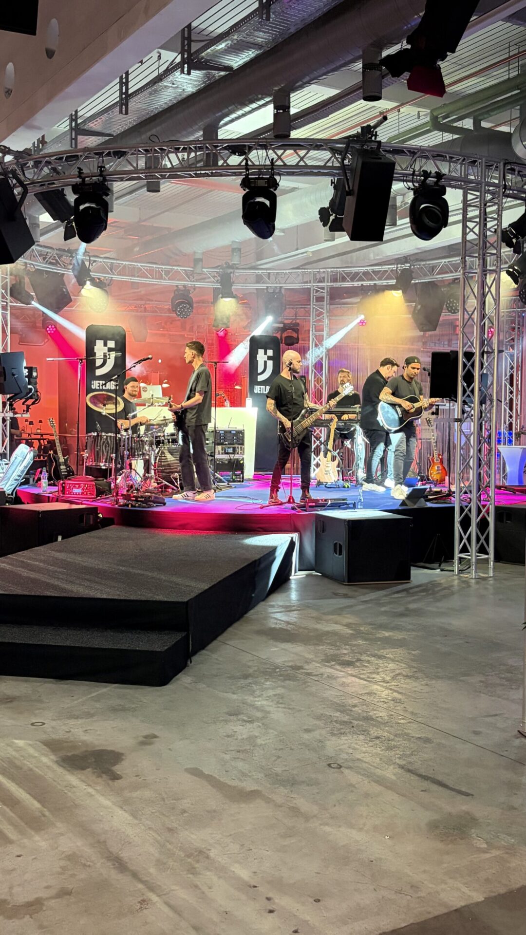 Home Band auf Bühhne